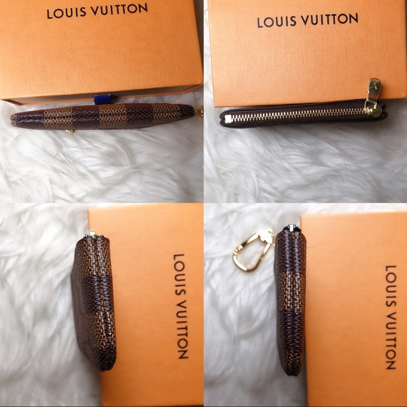 ❤️SOLD❤️new LOUIS VUITTON key pouch damier ebene - Picture 3 of 4